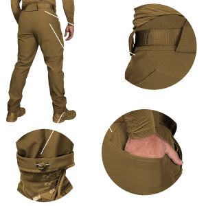 CAMO-TEC ШТАНЫ SOFTSHELL VENT COYOTE 8289