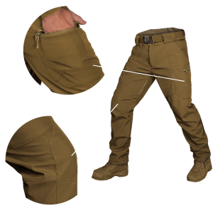 CAMO-TEC ШТАНЫ SOFTSHELL VENT COYOTE 8289