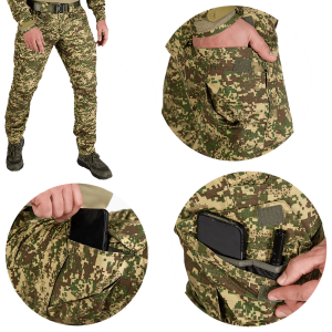 CAMO-TEC ШТАНИ ТАКТИЧНІ ГЕРЦЬ RIP-STOP TEFLON ХИЖАК 8070