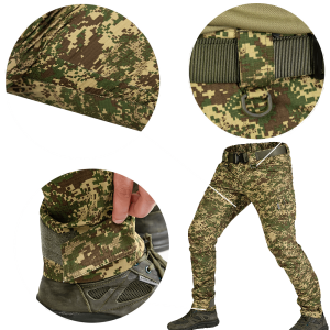 CAMO-TEC ШТАНИ ТАКТИЧНІ ГЕРЦЬ RIP-STOP TEFLON ХИЖАК 8070