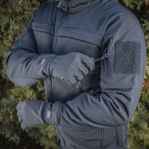 M-TAC РУКАВИЧКИ ДЕМІСЕЗОННІ SOFT SHELL DARK NAVY BLUE
