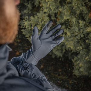 M-TAC РУКАВИЧКИ ДЕМІСЕЗОННІ SOFT SHELL DARK NAVY BLUE