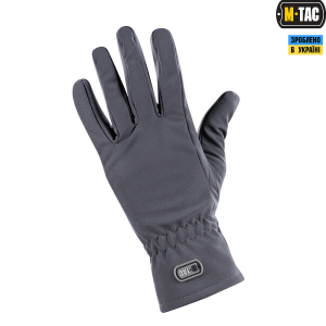 M-TAC РУКАВИЧКИ ДЕМІСЕЗОННІ SOFT SHELL GREY