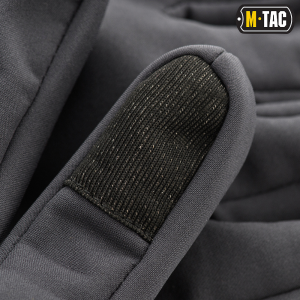 M-TAC РУКАВИЧКИ ДЕМІСЕЗОННІ SOFT SHELL GREY