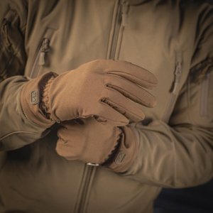 M-TAC РУКАВИЧКИ ДЕМІСЕЗОННІ SOFT SHELL COYOTE