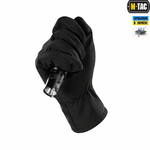 M-TAC ПЕРЧАТКИ ДЕМИСЕЗОННЫЕ SOFT SHELL BLACK