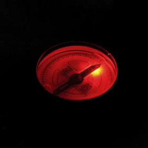 MIL-TEC КОМПАС METAL WITH LED 45 LIGHT OLIVE 25662