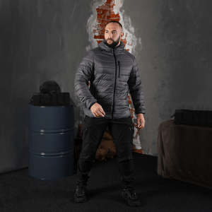 CAMO-TEC ЛЕГКИЙ ПУХОВИК STORM HOOD 2.0 GRAPHITE 8394