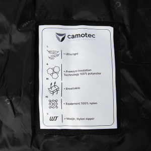CAMO-TEC ЛЕГКИЙ ПУХОВИК STORM HOOD 2.0 GRAPHITE 8394