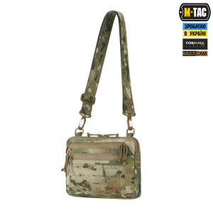 M-TAC СУМКА ADMIN BAG MEDIUM ELITE З ЛИПУЧКОЮ MULTICAM