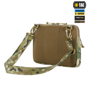 M-TAC СУМКА ADMIN BAG MEDIUM ELITE З ЛИПУЧКОЮ MULTICAM