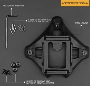 WILCOX ШРАУД 3 HOLE NVG SHROUD BLACK 28590