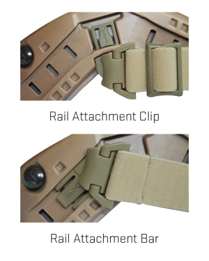 WILEY X КРЕПЛЕНИЕ ОЧКОВ SPEAR RAS ARC RAIL TAN 30001
