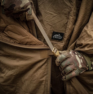 HELIKON-TEX ПОНЧО SWAGMAN ROLL CLIMASHIELD APEX З ФУНКЦІЄЮ СПАЛЬНОГО МІШКА COYOTE PO-SMR-NL-11