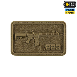 M-TAC НАШИВКА AR-15 VELCRO/PVC COYOTE