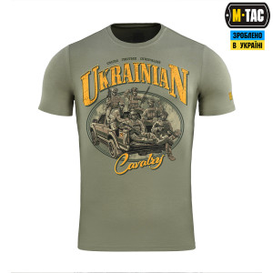 M-TAC ФУТБОЛКА UKRAINIAN CAVALRY LIGHT OLIVE