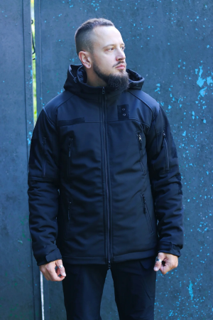 TAILOR КУРТКА ПОЛИЦИЯ SOFTSHELL MAX-HEAT BLACK 44866202
