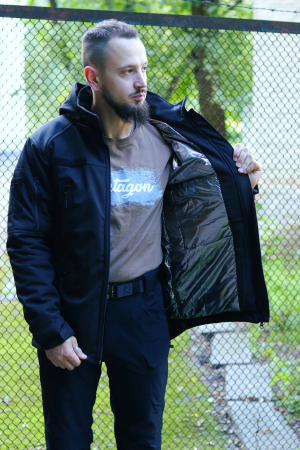 TAILOR КУРТКА ПОЛИЦИЯ SOFTSHELL MAX-HEAT BLACK 44866202