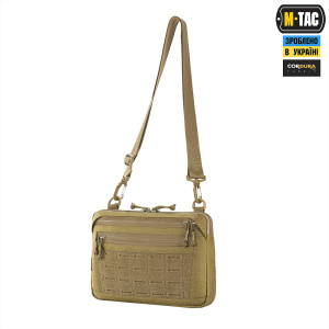 M-TAC СУМКА ADMIN BAG MEDIUM ELITE З ЛИПУЧКОЮ HEX COYOTE
