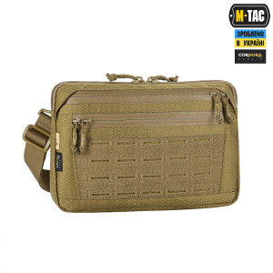 M-TAC СУМКА ADMIN BAG MEDIUM ELITE З ЛИПУЧКОЮ HEX COYOTE