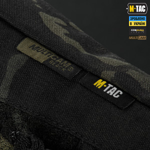 M-TAC СУМКА ADMIN BAG MEDIUM ELITE З ЛИПУЧКОЮ MULTICAM BLACK/BLACK