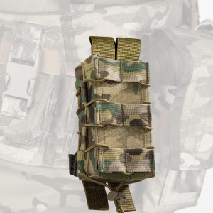 CAMO-TEC ПОДСУМОК ПОД 2 МАГАЗИНА AK-AR FASTMAG LT MULTICAM 8536