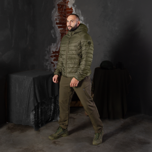 CAMO-TEC ЛЕГКИЙ ПУХОВІК STORM HOOD 2.0 OLIVE 8393 