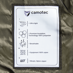 CAMO-TEC ЛЕГКИЙ ПУХОВІК STORM HOOD 2.0 OLIVE 8393 