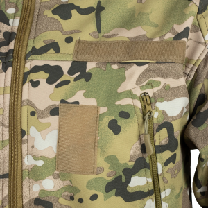TAILOR КУРТКА SOFTSHELL С ЛИПУЧКАМИ ДЛЯ ШЕВРОНОВ MULTICAM 44006349