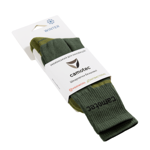 CAMO-TEC ШКАРПЕТКИ MERINO LONG OLIVE 8531