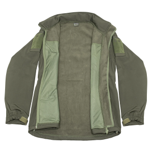 TAILOR КУРТКА SOFTSHELL С ЛИПУЧКАМИ ДЛЯ ШЕВРОНОВ OLIVE 44006301