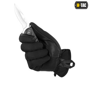M-TAC РУКАВИЧКИ SCOUT TACTICAL MK.2 ШКІРЯНІ BLACK