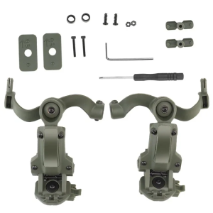 АДАПТЕР ДЛЯ НАУШНИКОВ HELMET RAIL ADAPTER OLIVE HR-MK-OL