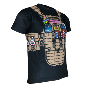 KRAMATAN TACTICAL DESIGN ФУТБОЛКА БРОНІК НЗ BLACK