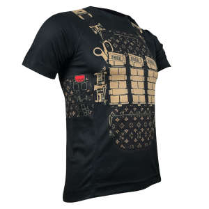 KRAMATAN TACTICAL DESIGN ФУТБОЛКА ГЛАМУРНИЙ БРОНІК BLACK