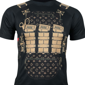 KRAMATAN TACTICAL DESIGN ФУТБОЛКА ГЛАМУРНИЙ БРОНІК BLACK