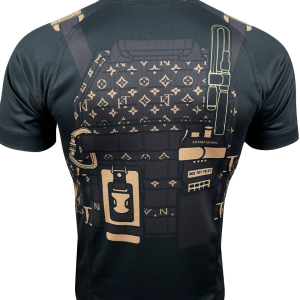 KRAMATAN TACTICAL DESIGN ФУТБОЛКА ГЛАМУРНИЙ БРОНІК BLACK
