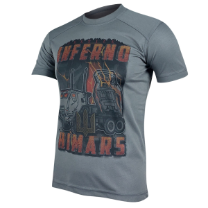 KRAMATAN TACTICAL DESIGN ФУТБОЛКА HIMARS ПЕКЕЛЬНА СПРАВЕДЛИВІСТЬ GREY