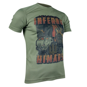 KRAMATAN TACTICAL DESIGN ФУТБОЛКА HIMARS ПЕКЕЛЬНА СПРАВЕДЛИВІСТЬ OLIVE