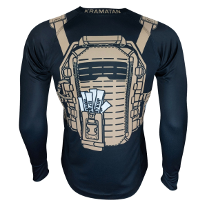 KRAMATAN TACTICAL DESIGN ЛОНГСЛІВ БРОНІК НЗ BLACK