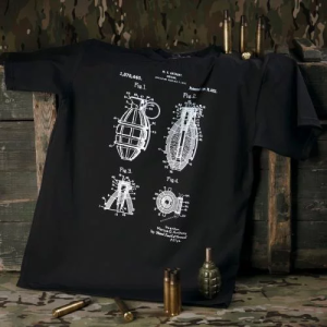 P1G-TAC ФУТБОЛКА С ПРИНТОМ GRENADE COMBAT BLACK UA281-29891-BK-GN