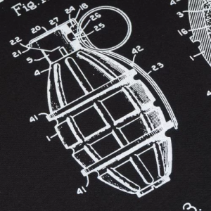 P1G-TAC ФУТБОЛКА С ПРИНТОМ GRENADE COMBAT BLACK UA281-29891-BK-GN