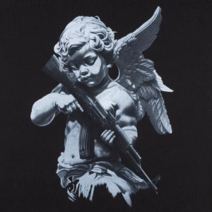 P1G-TAC ФУТБОЛКА З ПРИНТОМ ЯНГОЛ COMBAT BLACK UA281-29891-BK-ANG