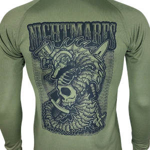 KRAMATAN TACTICAL DESIGN ЛОНГСЛИВ NIGHTMARES OLIVE