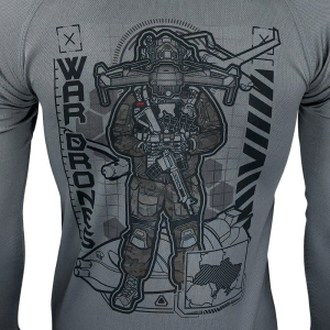 KRAMATAN TACTICAL DESIGN ЛОНГСЛІВ WAR DRONES GREY