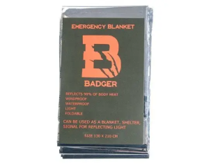 BADGER OUTDOOR ТЕРМООДЕЯЛО EMERGENCY BLANKET 28420