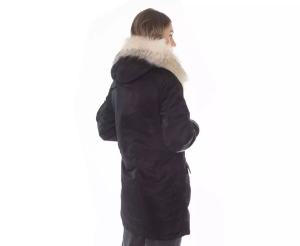 CHAMELEON ЖІНОЧА КУРТКА АЛЯСКА N-3B SLIM FIT BLACK 0735-04
