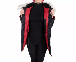 CHAMELEON ЖІНОЧА КУРТКА АЛЯСКА N-3B SLIM FIT BLACK 0735-04
