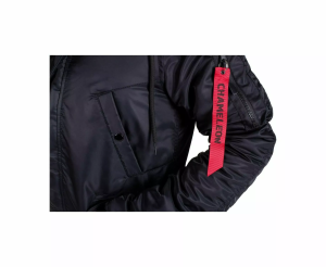 CHAMELEON ЖІНОЧА КУРТКА АЛЯСКА N-3B SLIM FIT BLACK 0735-04