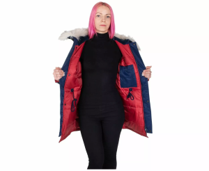 CHAMELEON ЖІНОЧА КУРТКА АЛЯСКА N-3B SLIM FIT NAVY 0735-35
